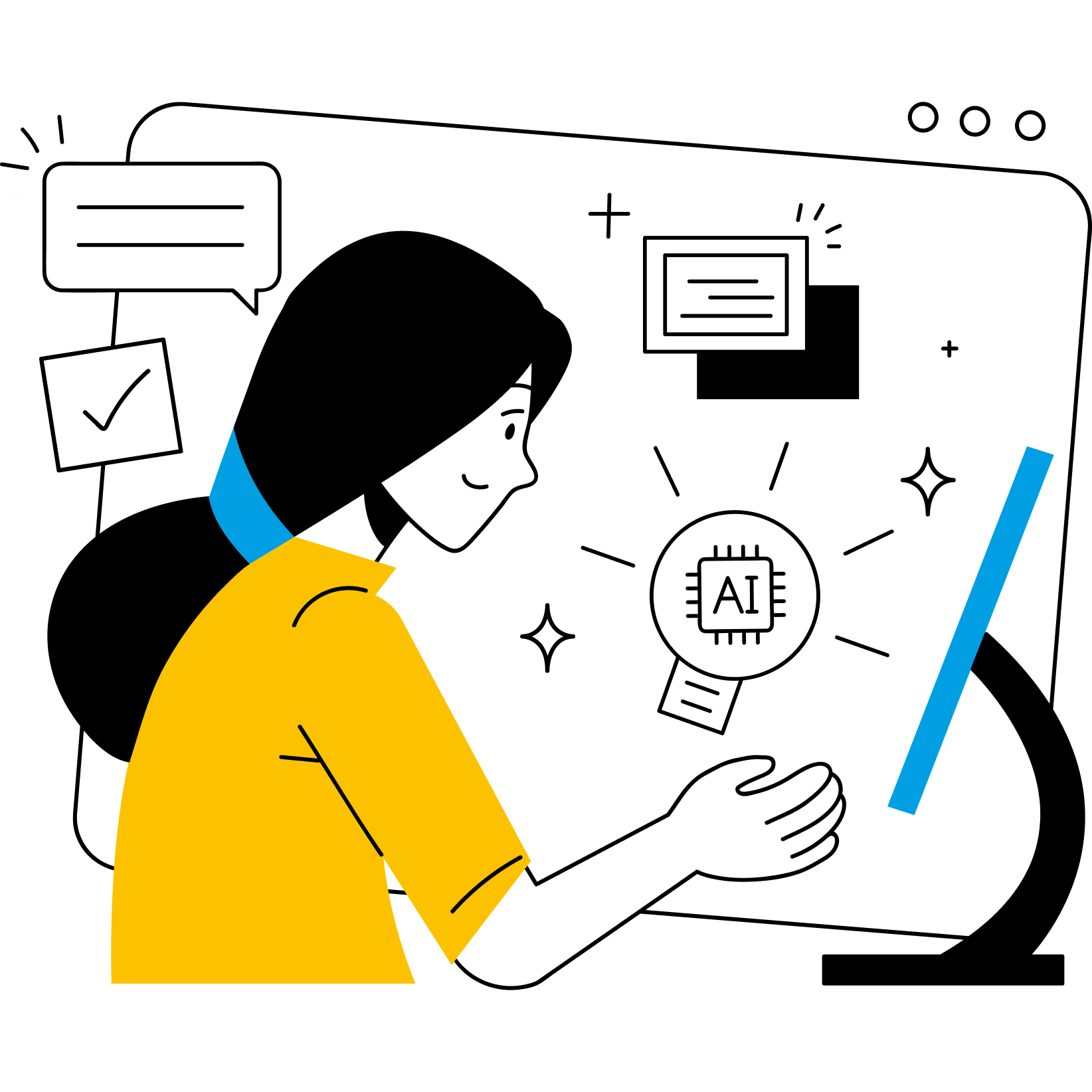 woman-exploring-ai-tools-on-a-computer