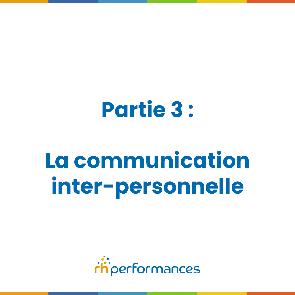 partie 3 : communication inter-personelle